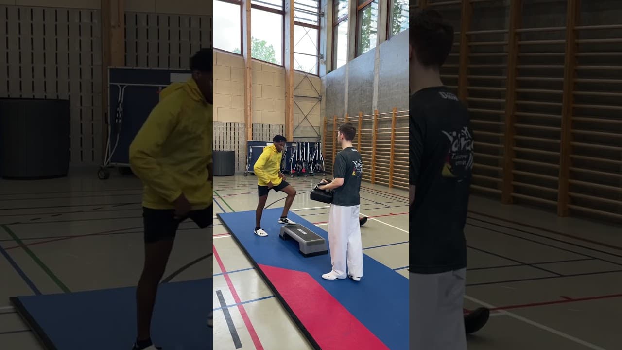 Jump Drop-Back Step Rear Leg Kick For Fight-Ready Power