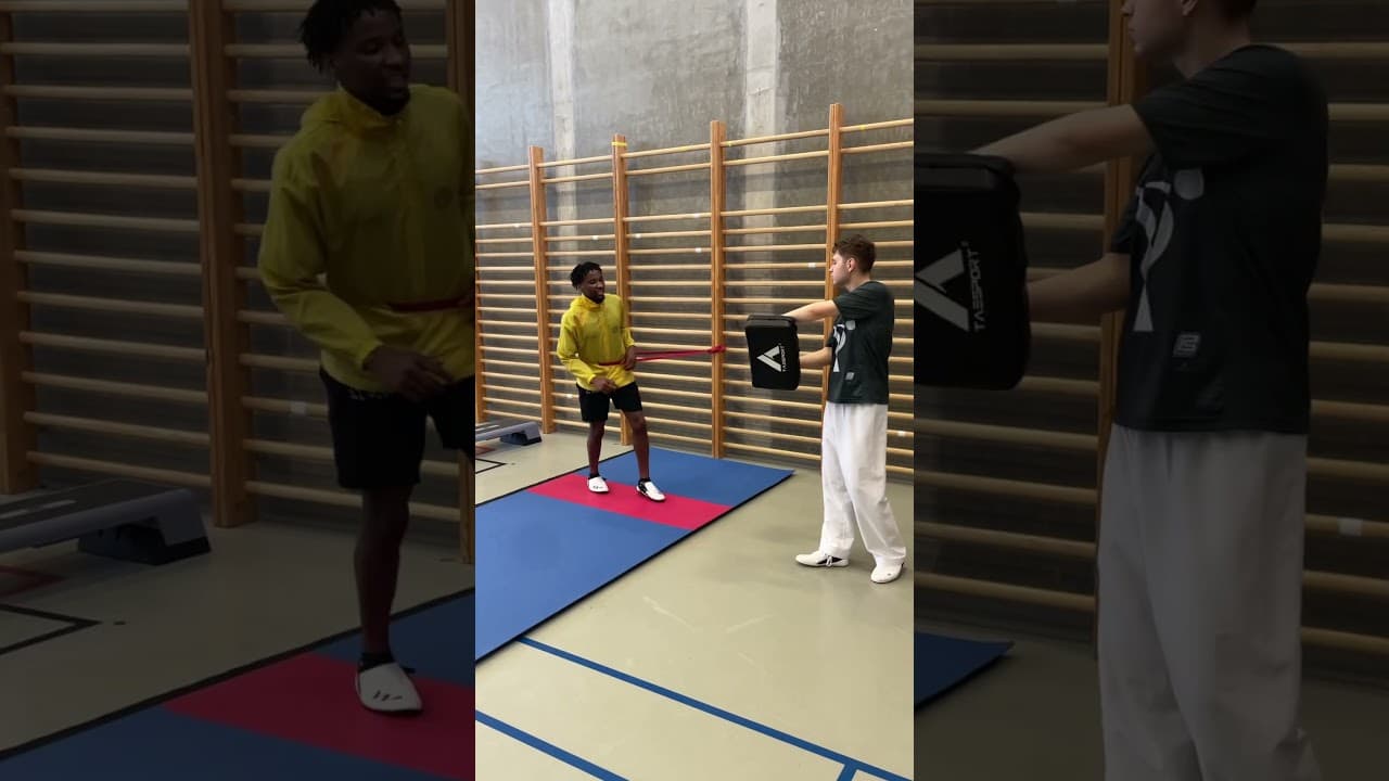 Lateral Resisted Rear-Leg Kick for Taekwondo Speed